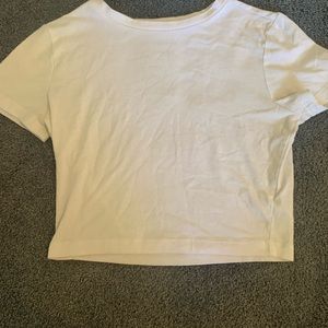 White crop top